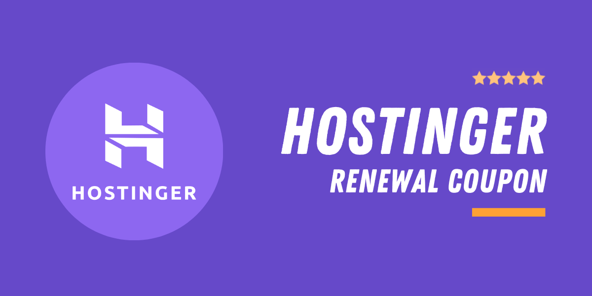 hostinger renewal discount